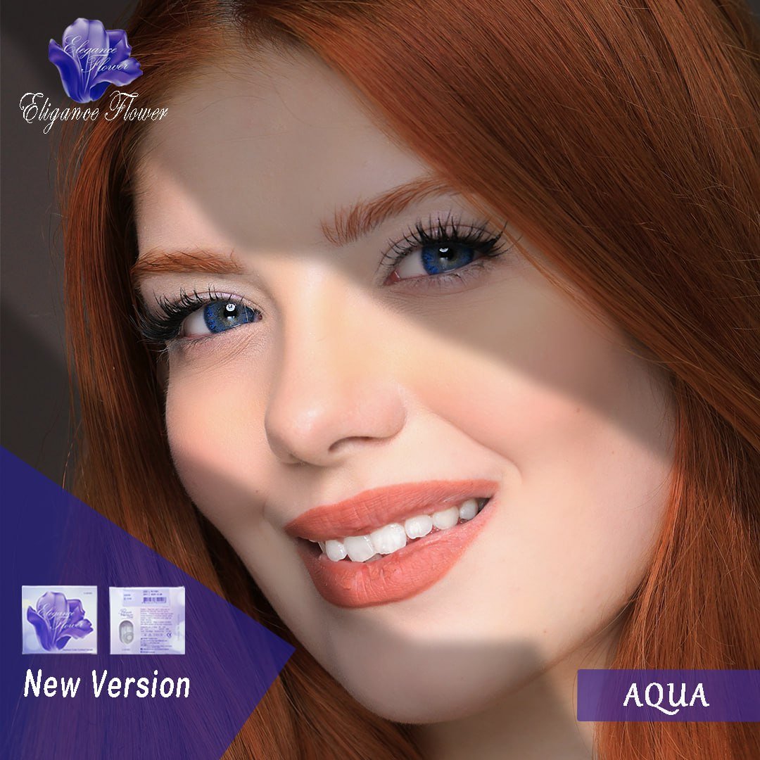 عدسة بلون Aqua - الصورة 2
