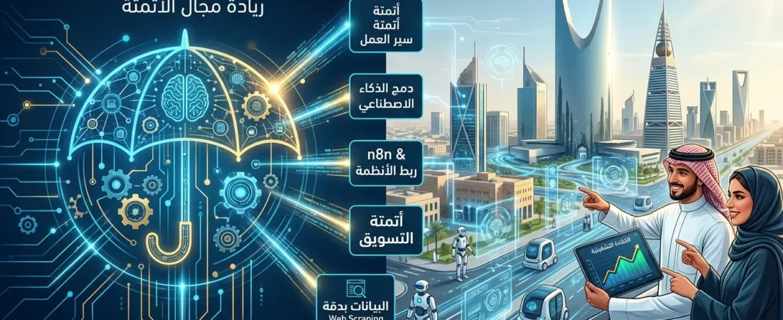 ريادة شركة المظلة لمجال الأتمتة والذكاء الاصطناعي في الرياض