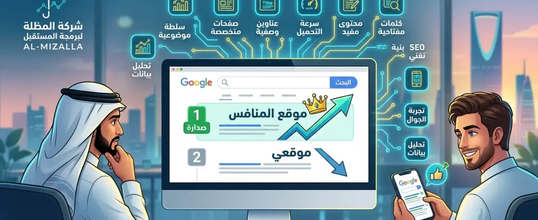 لماذا يسبقك منافسك في جوجل؟ دليل SEO الشامل | شركة المظلة